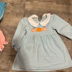 Pumpkin collard dress